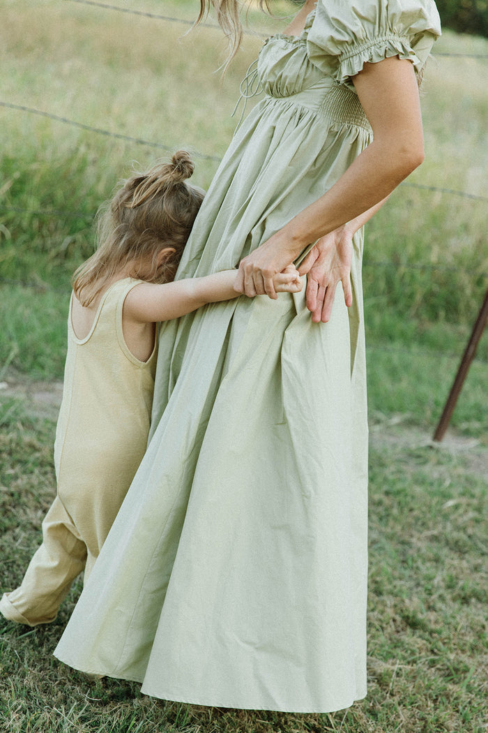 Olivia Maxi Dress in Dusty Sage- Bump Friendly *9/28 PRE-ORDER*