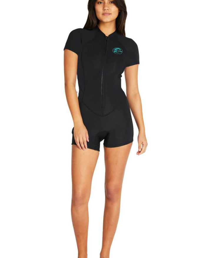 O'Neill Bahia 2mm S/SL CZ Springsuit-Black/Black-6-Skiforce Australia