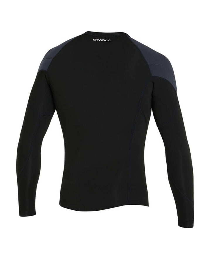 O'Neill Reactor II 1.5mm L/S Wetsuit Jacket-Black/Gunmetal-S-Skiforce Australia