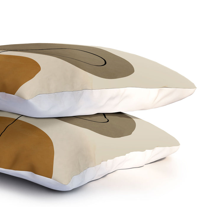 ORGANIC ABSTRACT SHAPESII PILLOW SHAMS
