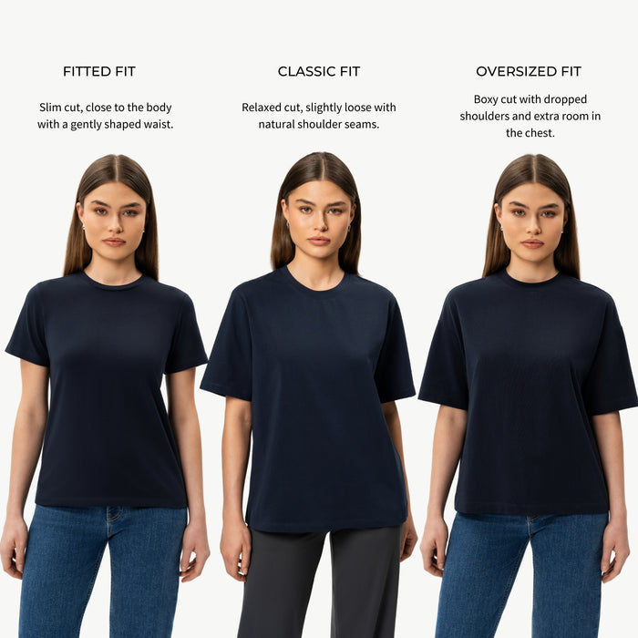Oversized Boxy Pima T-shirt - Ninepine