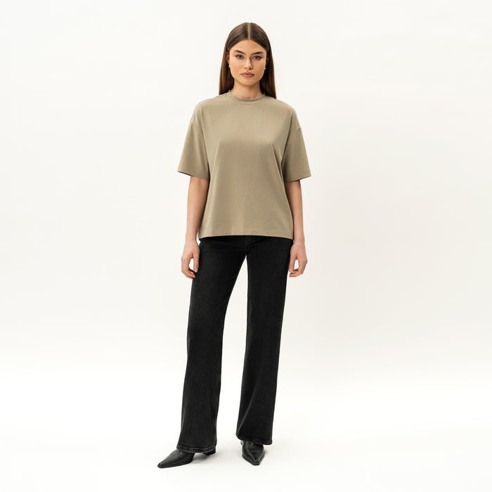 Oversized Boxy Pima T-shirt - Ninepine