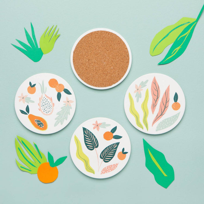Paradise Soak Up Coasters Set of 4