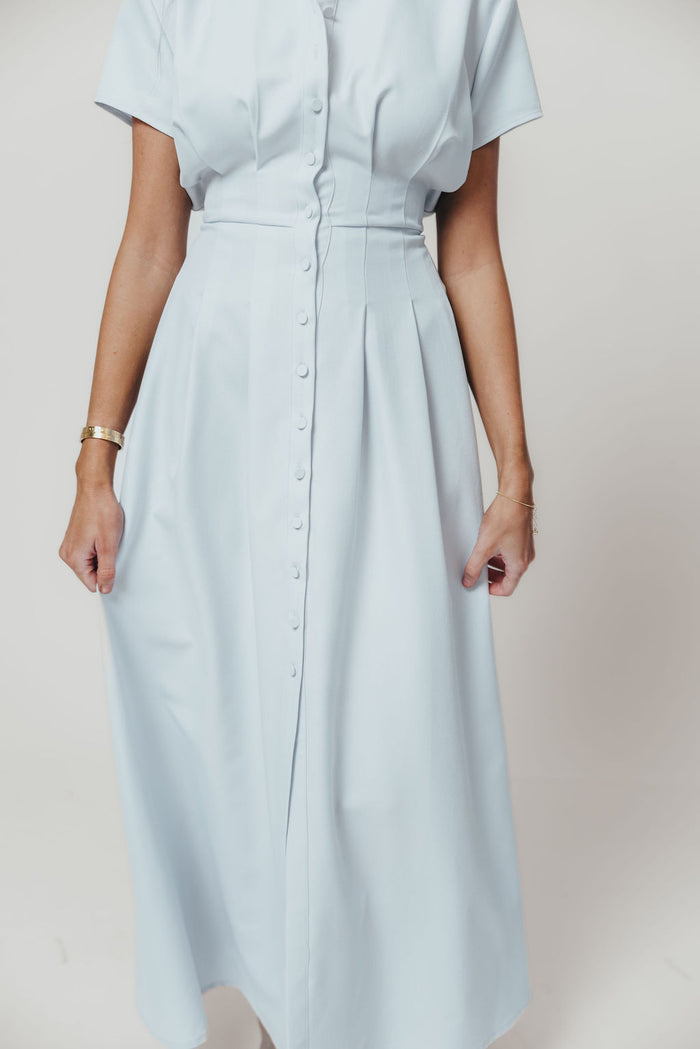Parker Maxi Dress in Blue (Restocking in December)