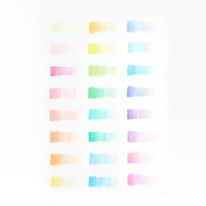 Pastel Hues: Soft-Hued Colored Pencils (Set of 24)