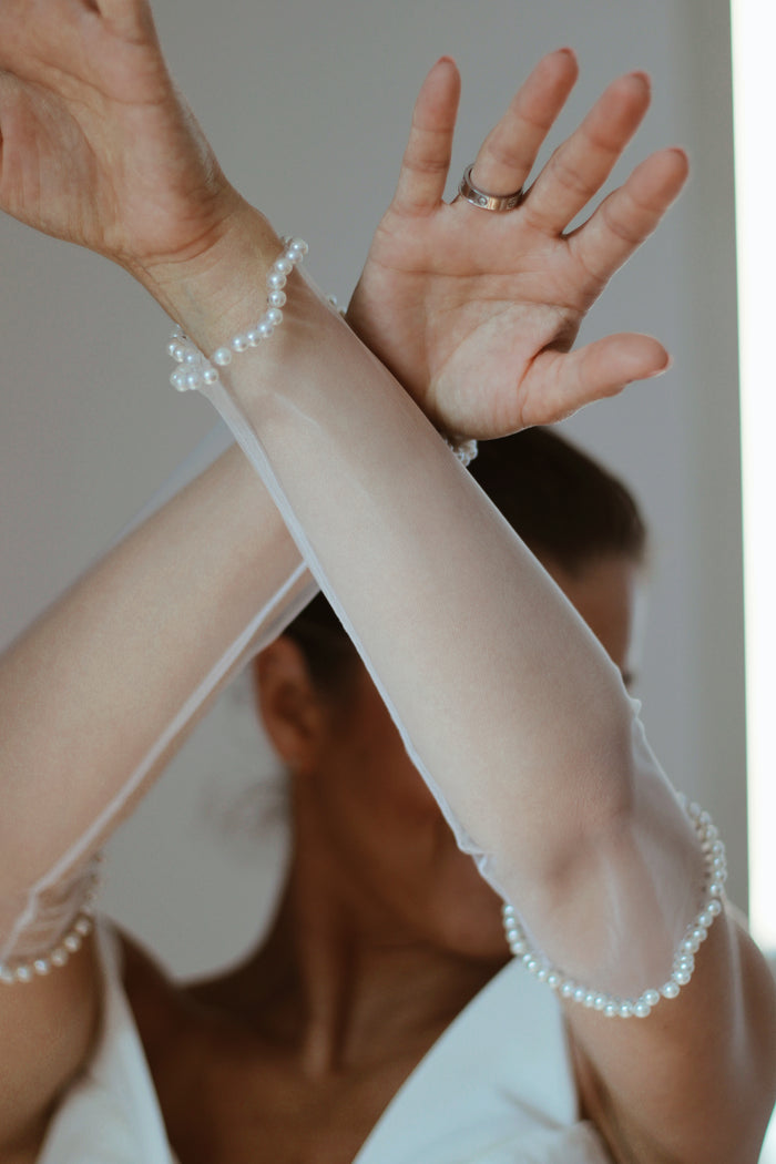 Pearl Wedding Sleeves