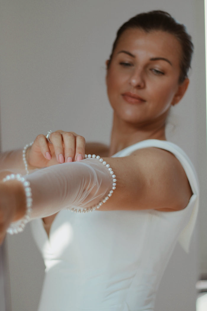 Pearl Wedding Sleeves