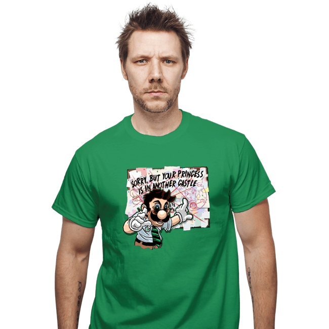 Secret_Shirts T-Shirts, Unisex / Small / Irish Green Pepe Luigi!