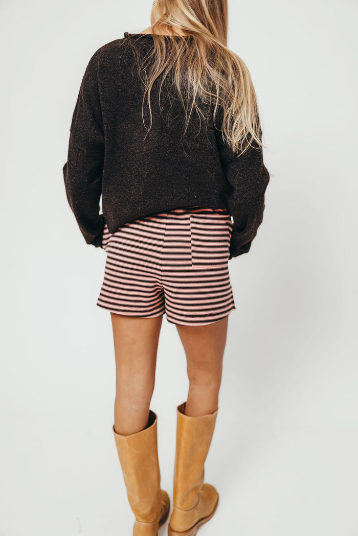 Piper Cardigan Top in Chocolate