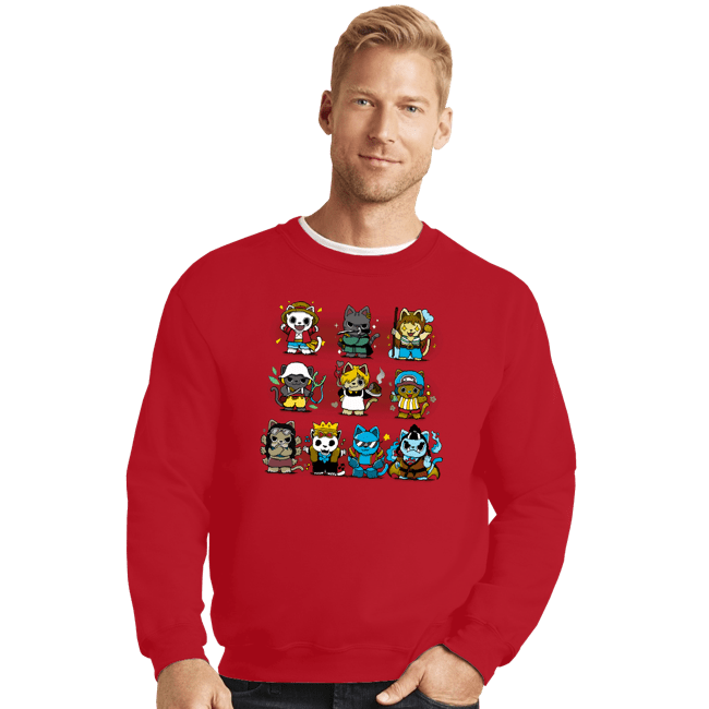 Crewneck Sweater, Unisex / Small / Red