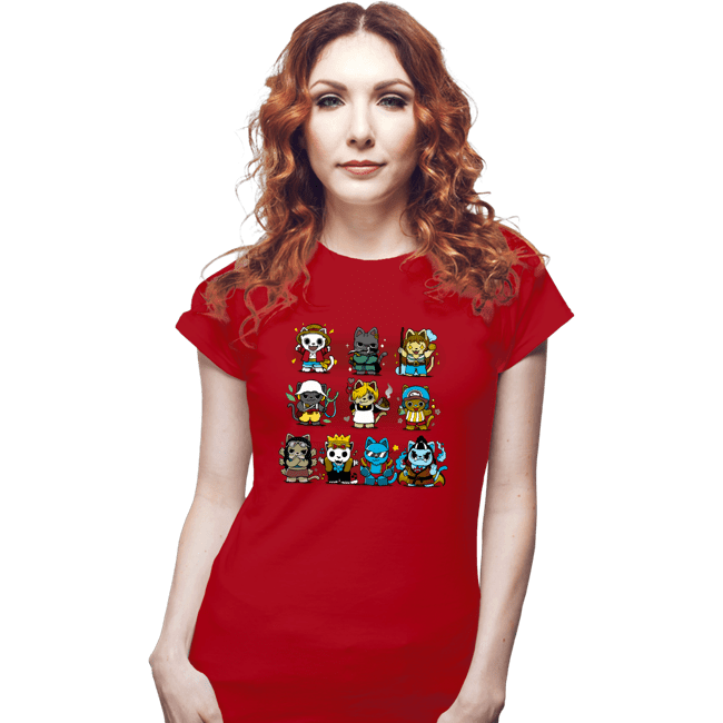 Fitted Shirts, Woman / Small / Red