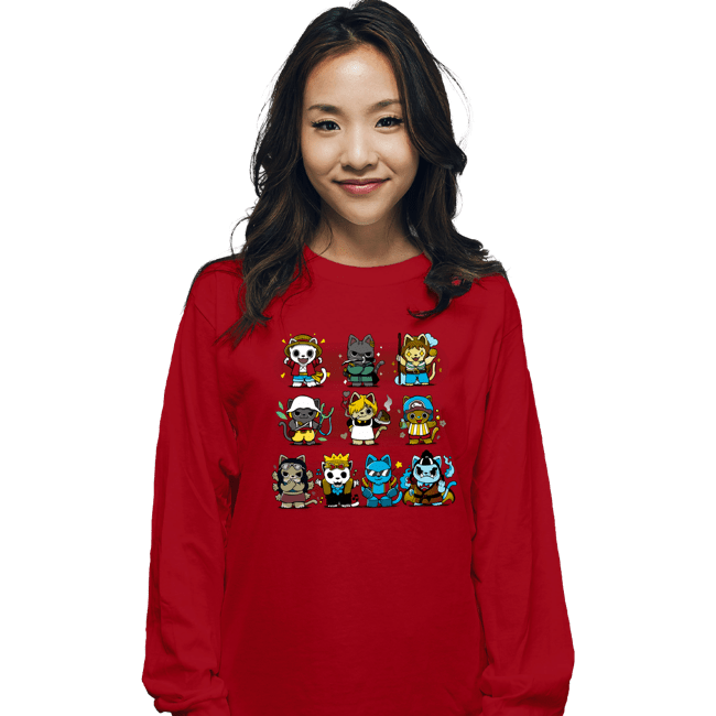 Long Sleeve Shirts, Unisex / Small / Red