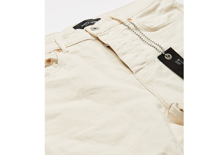 Purple Brand Low Rise Skinny Ecru Rinse Washed