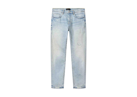 PURPLE BRAND Skinny Fade Distressed Jeans 'Light Indigo'