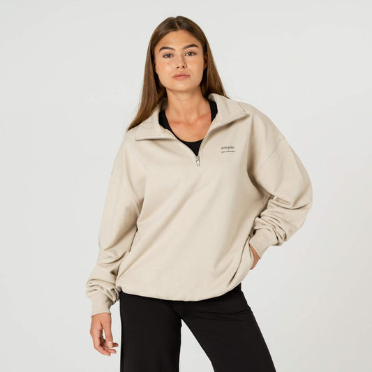 Quarter-Zip Relaxed Sweater - Ninepine
