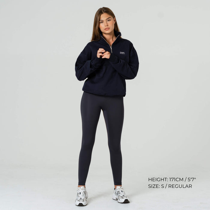 Quarter-Zip Relaxed Sweater - Ninepine