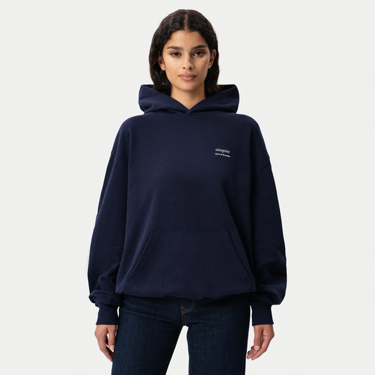 Relaxed Serif Hoodie - Unlisted - Ninepine
