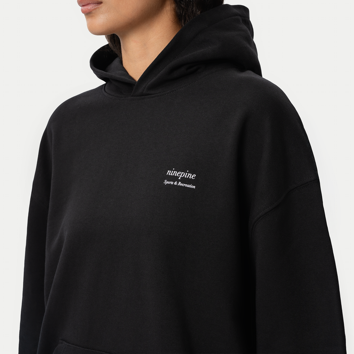 Relaxed Serif Hoodie - Ninepine