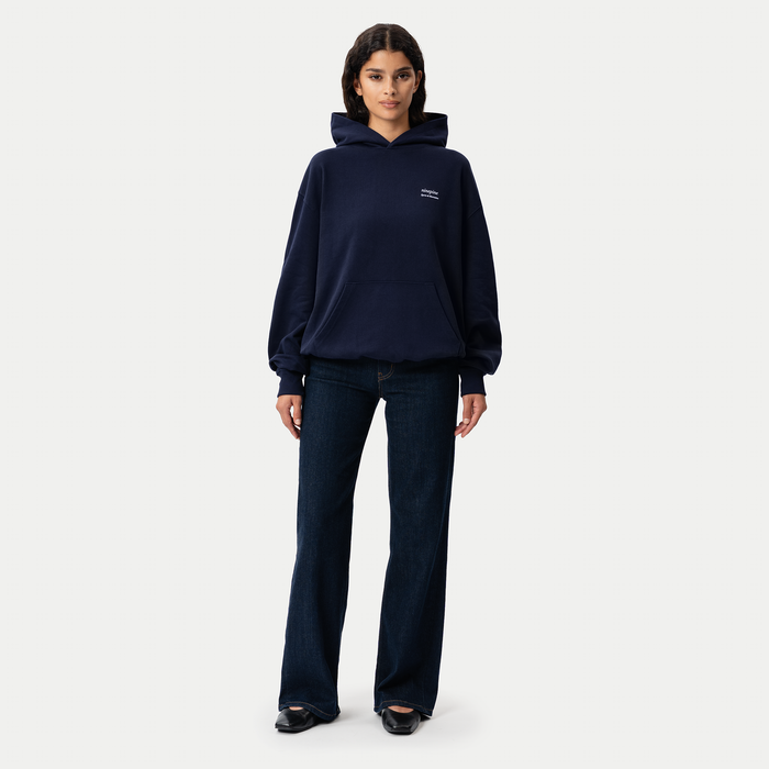 Relaxed Serif Hoodie - Ninepine
