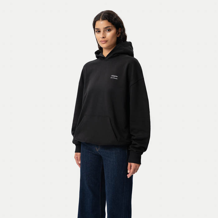 Relaxed Serif Hoodie - Ninepine