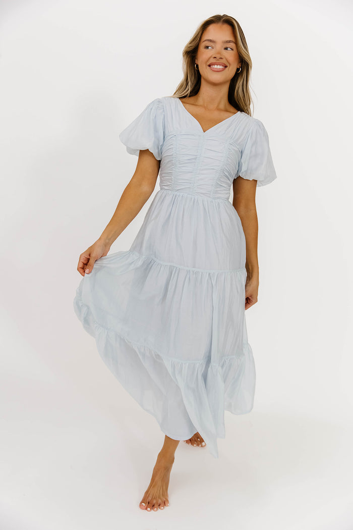 Renee Maxi Dress in Pale Blue