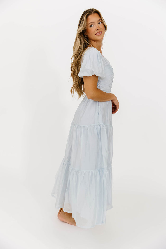 Renee Maxi Dress in Pale Blue