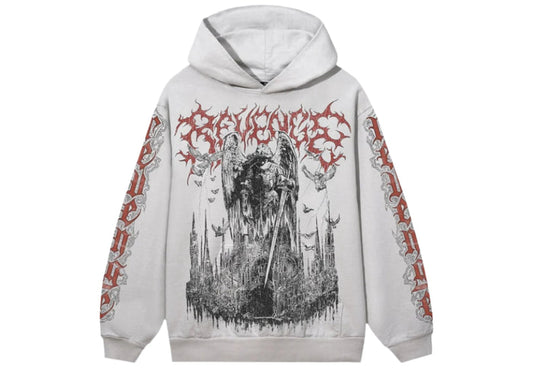 Revenge All Seeing Angel Hoodie Cement