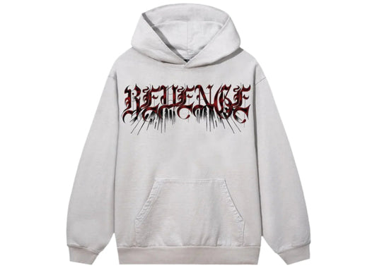 Revenge Cross And Thorn Hoodie Cement