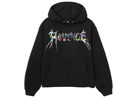 Revenge Fuck Vetements Cropped Hoodie Black