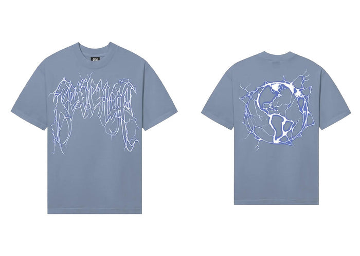 REVENGE LIGHTNING ANARCHY TEE STORM BLUE/BLUE