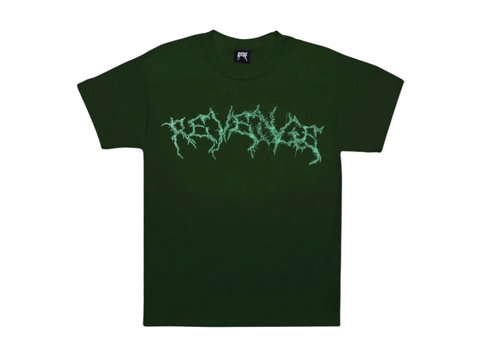 Revenge Lightning Spider T-shirt Green