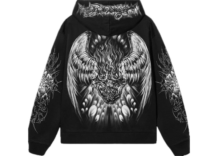 Revenge Seraph Hoodie Black/Light Grey