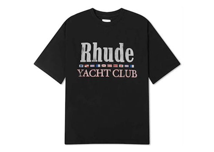 RHUDE Black Flag T-Shirt