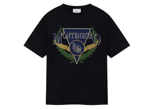 Rhude Montenegro Regatta Tee Vintage Black/Navy