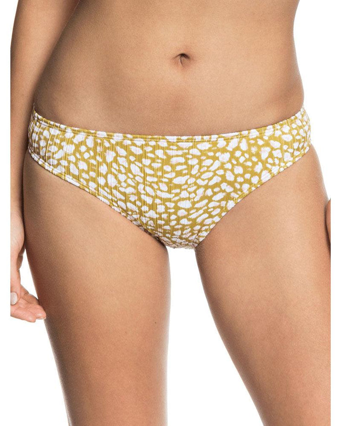 Roxy Lilies Surf Full Bikini Bottom-Olive Oil Leaves-XS-Skiforce Australia