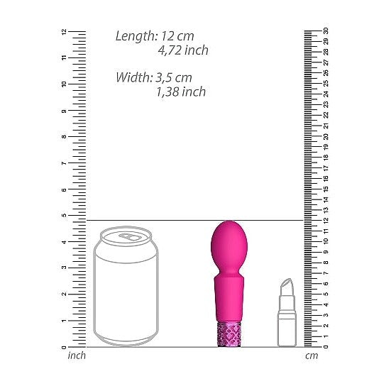 Royal Gems Brilliant Pink Rechargeable Silicone Bullet Intimates Adult Boutique