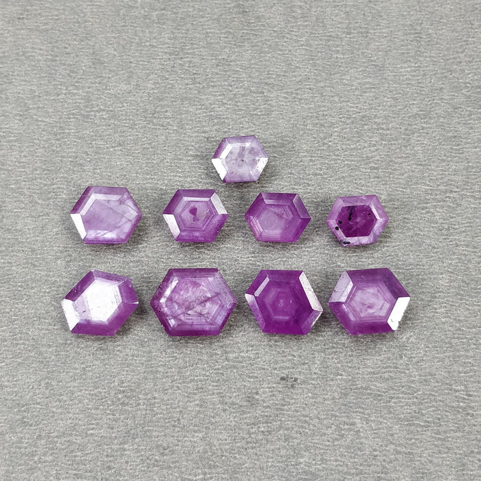 Hexagon Shape Sapphire