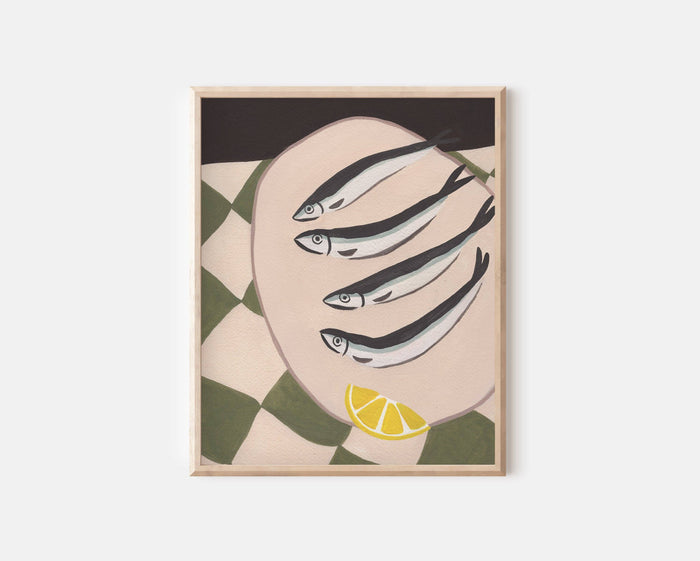 Sardines Art Print