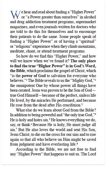 Searching For A Higher Power? (NKJV)