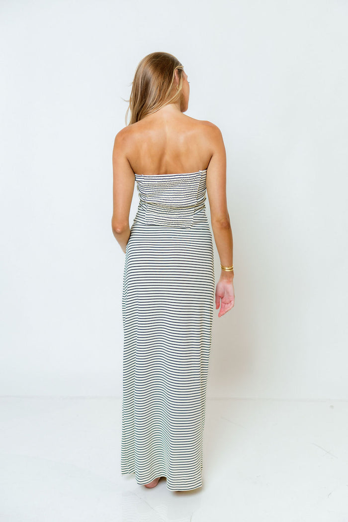 Shannon Striped Set in Black *Final Sale*