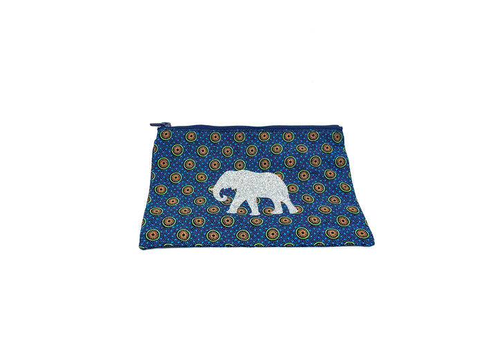 Blue Silver Elephant