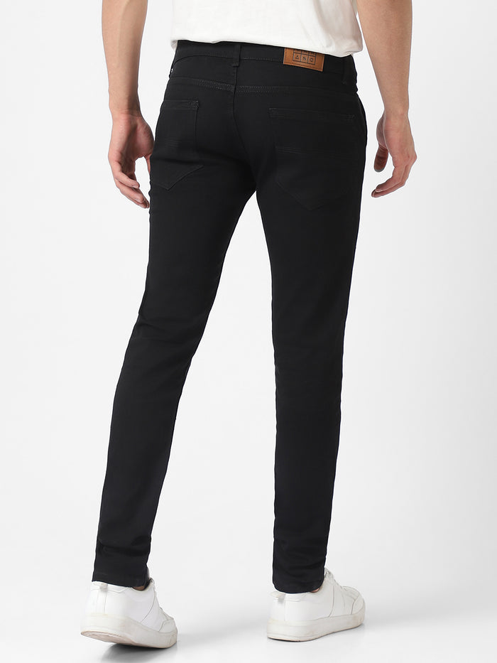 Slim Men Black Jeans