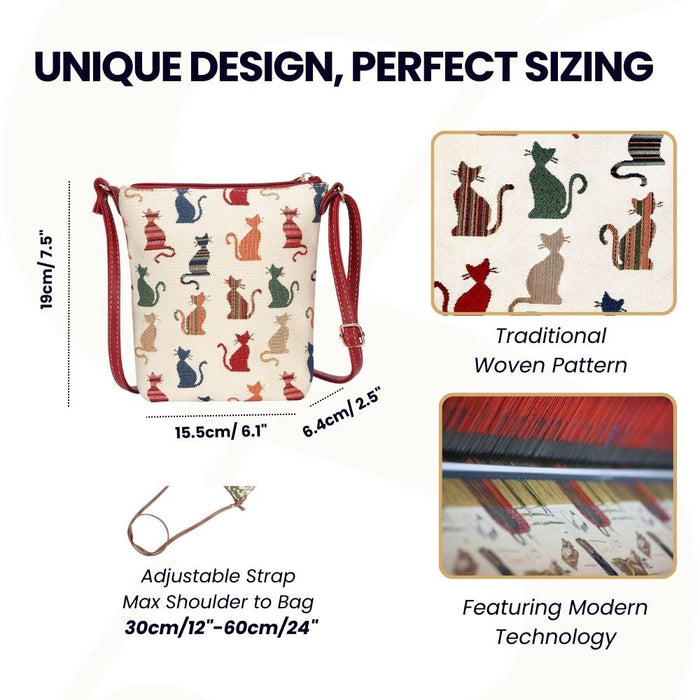 SLING-CHEKY | CHEEKY CAT SLING BAG PURSE CROSSBODY