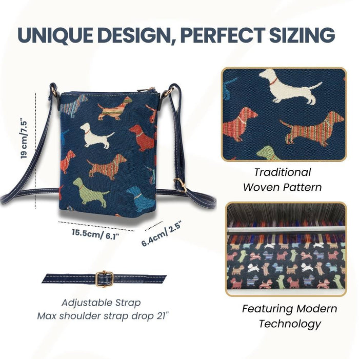 SLING-DACH | DACHSHUND SLING BAG PURSE CROSSBODY