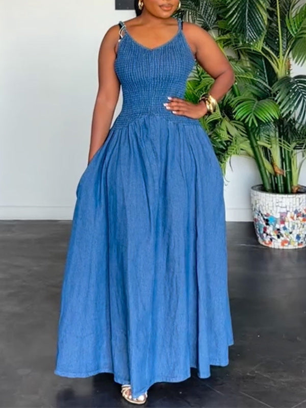 Smocked Cami Maxi Dress