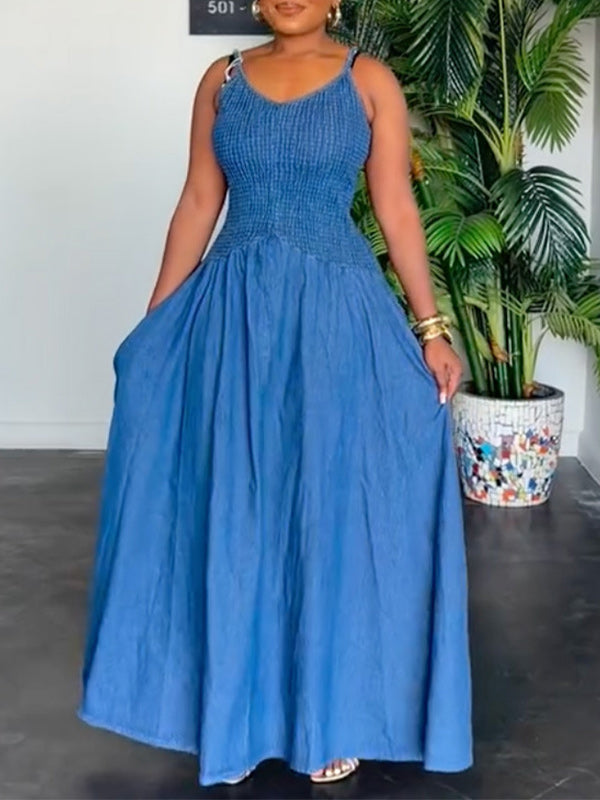 Smocked Cami Maxi Dress