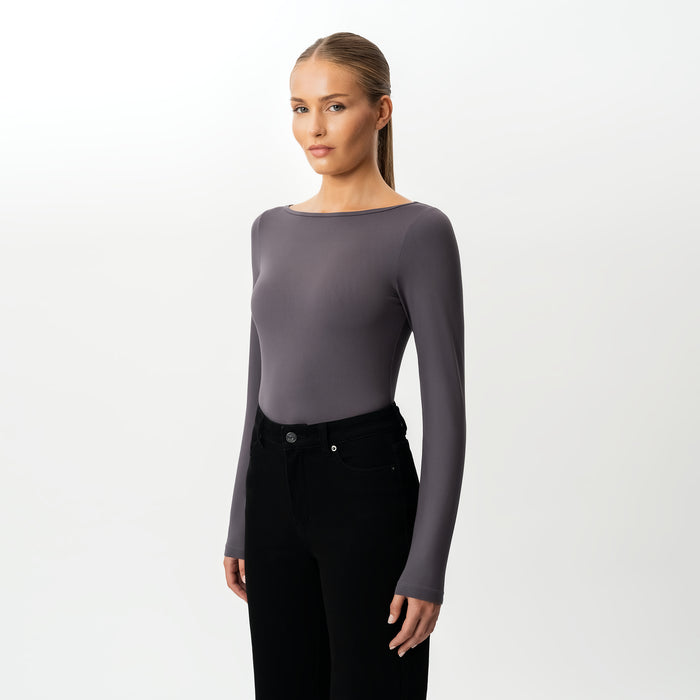 Soft Boatneck Long-sleeve - Ninepine