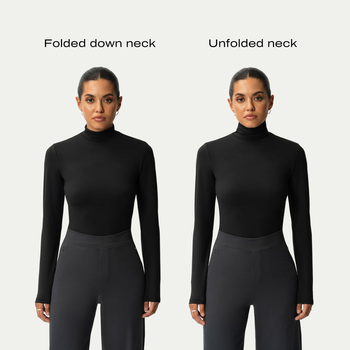 Soft Turtleneck Long-sleeve - Ninepine