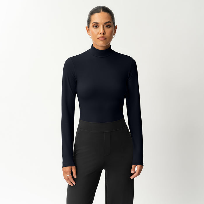 Soft Turtleneck Long-sleeve - Ninepine