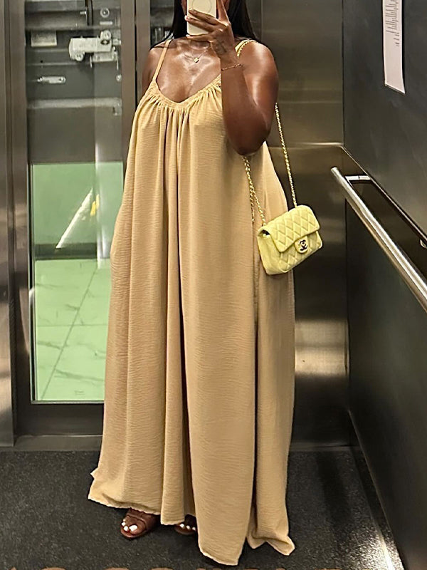 Solid Cami Maxi Dress